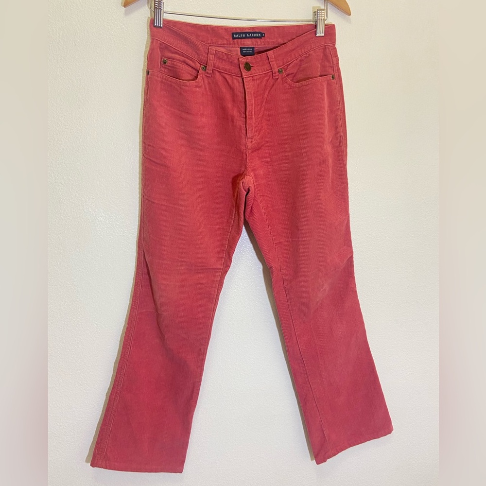 Lauren Ralph Lauren - Wide Leg Corduroy Pants - size 4